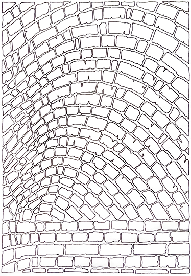 drawing of squinch